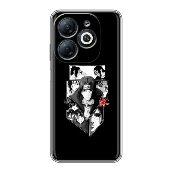Чехол с рисунком «Коллаж Итачи» для Infinix Smart 8 Чехол с рисунком «Коллаж Итачи» для Infinix Smart 8