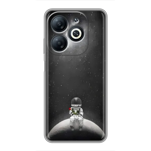 Чехол с рисунком «Космонавт романтик» для Infinix Smart 8