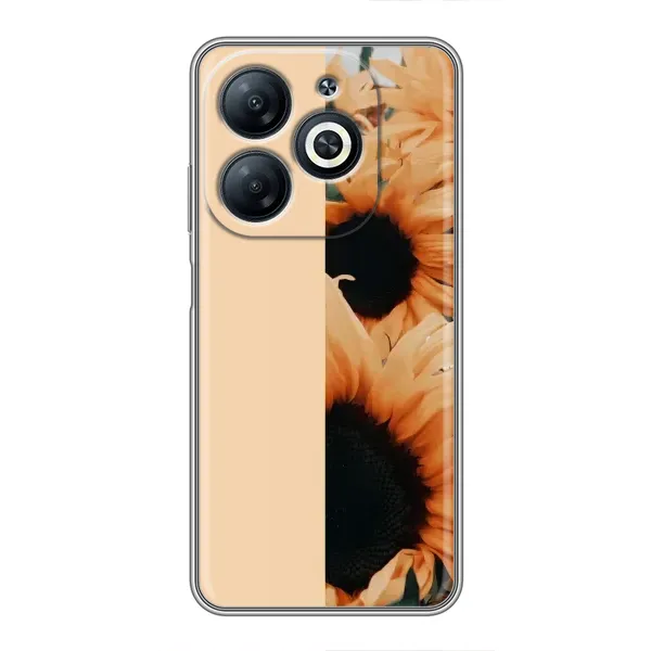 Чехол с рисунком «Красивые подсолнухи» для Infinix Smart 8 Чехол с рисунком «Красивые подсолнухи» для Infinix Smart 8