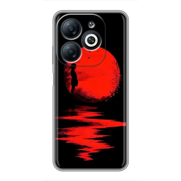 Чехол с рисунком «Красный Закат» для Infinix Smart 8 Чехол с рисунком «Красный Закат» для Infinix Smart 8