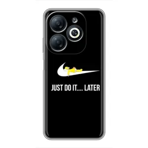 Силиконовый Чехол на Infinix Smart 8 с картинкой Nike (Later)