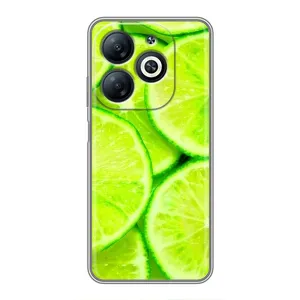 Чохол з зображенням смачної їжі для Infinix Smart 8 (Лайм)