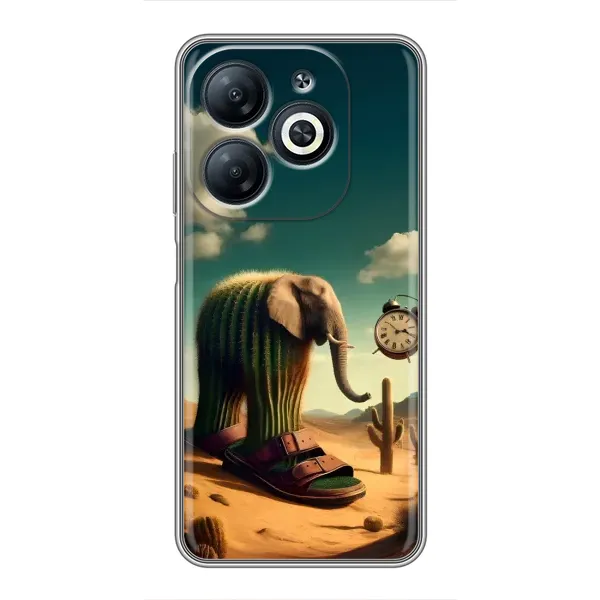 Чехол с рисунком «Лирили ларила» для Infinix Smart 8 Чехол с рисунком «Лирили ларила» для Infinix Smart 8