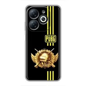 Чохол (TPU) з картинкою "Лого Пабг" на Інфінікс Смарт 8