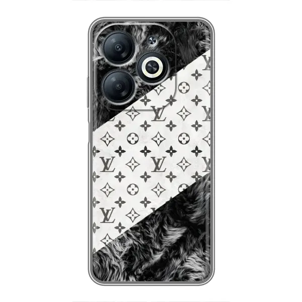 Чохол з малюнком «LV на білому» для Infinix Smart 8 Чохол з малюнком «LV на білому» для Infinix Smart 8