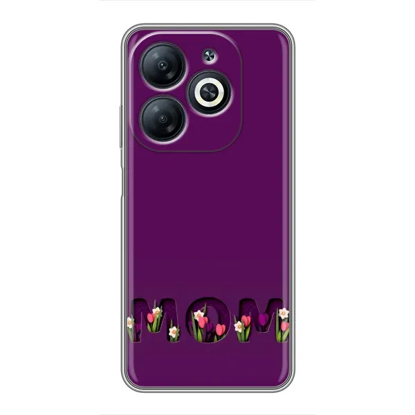 Чехол с рисунком «Мама с цветами» для Infinix Smart 8 Чехол с рисунком «Мама с цветами» для Infinix Smart 8