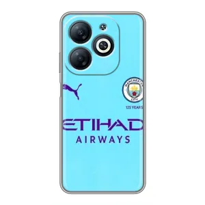 Силиконовые Чехлы принт Футбол на Infinix Smart 8 (Man City)