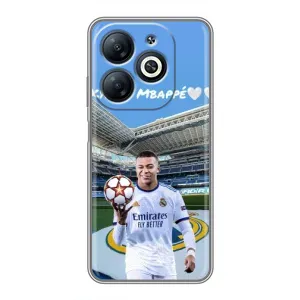 Чехол (TPU) с Футболистом на Infinix Smart 8 (Mbappe Real)