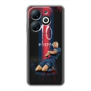 Чехол (TPU) с Футболистом на Infinix Smart 8 (MBAPPE 10)