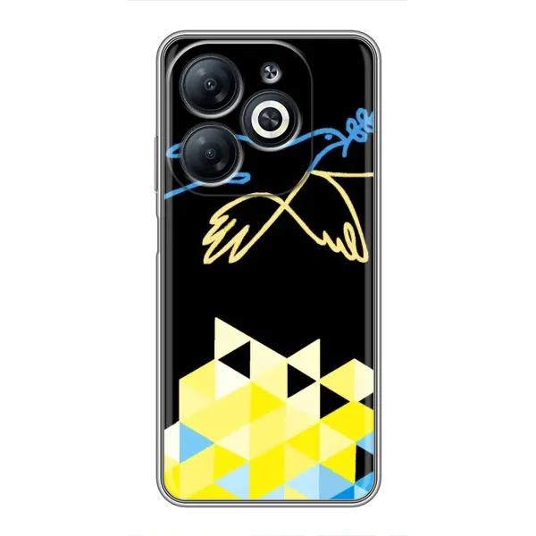 Чехол с рисунком «Мир для Украины» для Infinix Smart 8 Чехол с рисунком «Мир для Украины» для Infinix Smart 8