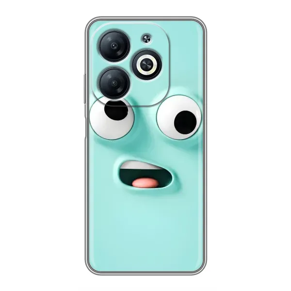Чехол с рисунком «Забавное мятное лицо» для Infinix Smart 8 Чехол с рисунком «Забавное мятное лицо» для Infinix Smart 8