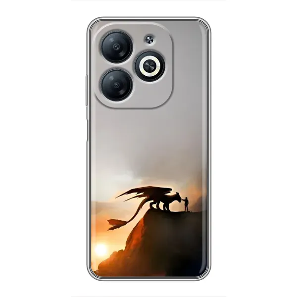 Чехол с рисунком «Мультиик Беззубик» для Infinix Smart 8 Чехол с рисунком «Мультиик Беззубик» для Infinix Smart 8