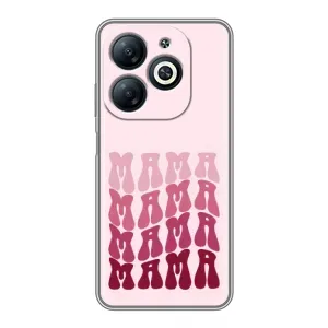 Чехлы на день мамы для Инфиникс Смарт 8 (Надпись мама)