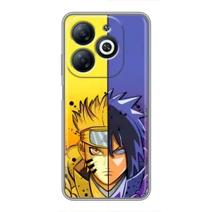 Купить Чохли на телефон з принтом Anime для Infinix Smart 8 (Naruto Vs Sasuke)