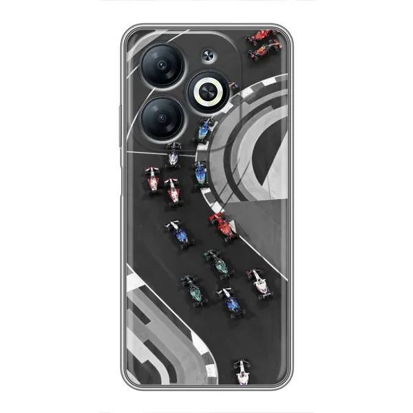 Чехол с рисунком «Гонки ф1» для Infinix Smart 8 Чехол с рисунком «Гонки ф1» для Infinix Smart 8