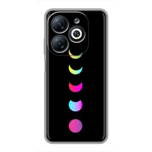 Чохол (ТПУ) з планетами на Infinix Smart 8 (Повнолуння)