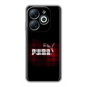 Чехол с Брендами одежды на Инфиникс Смарт 8 (PUMA стиль)