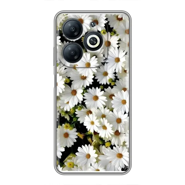 Чехол с рисунком «Рамка в ромашках» для Infinix Smart 8 Чехол с рисунком «Рамка в ромашках» для Infinix Smart 8