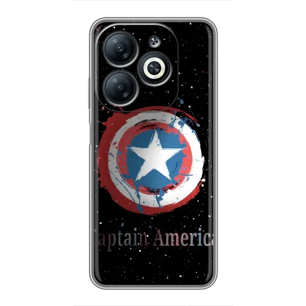 Чехол с рисунком «Щит Капитана» для Infinix Smart 8 Чехол с рисунком «Щит Капитана» для Infinix Smart 8