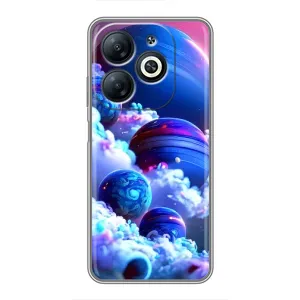 Чохли КОСМОС на Infinix Smart 8 (Сині планети)