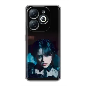 Чехлы с принтом Уэнсдей на Infinix Smart 8 (Танец Уэнсдей)