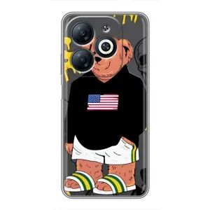 Чехлы Мишка Тедди для Инфиникс Смарт 8 (Teddy USA)