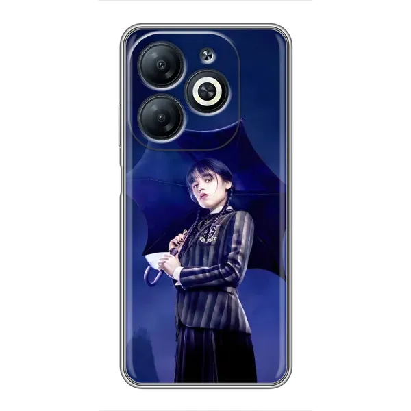 Чехол с рисунком «Уэнсдей с зонтом» для Infinix Smart 8 Чехол с рисунком «Уэнсдей с зонтом» для Infinix Smart 8