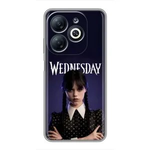 Чехлы с принтом Уэнсдей на Infinix Smart 8 (Wednesdey)