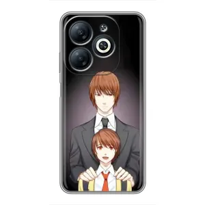 Чехол с персонажами АНИМЕ на Infinix Smart 8 (Ягами вырос)