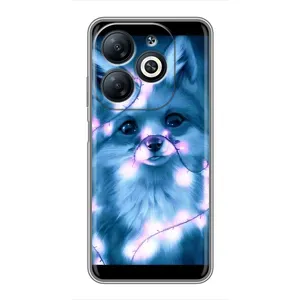 Чехол с Лисичкой для Infinix Smart 8 (Яркая Лиса)