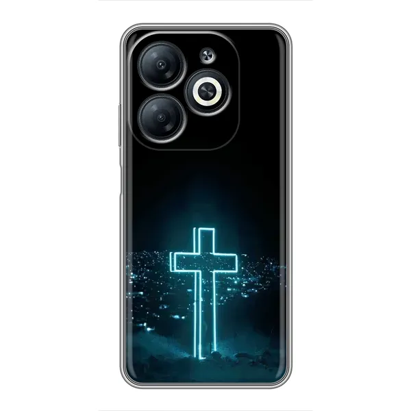 Чехол с рисунком «Яркий Крест» для Infinix Smart 8 Чехол с рисунком «Яркий Крест» для Infinix Smart 8