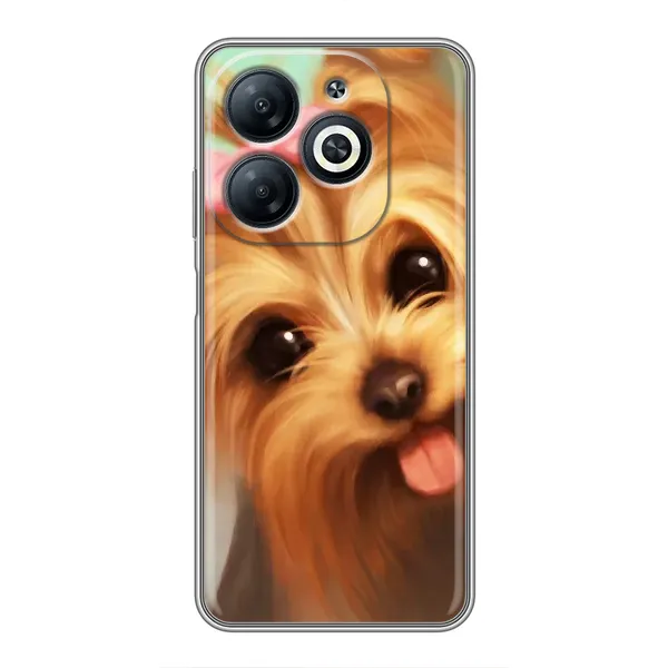 Чехол с рисунком «Йоршенский терьер» для Infinix Smart 8 Чехол с рисунком «Йоршенский терьер» для Infinix Smart 8