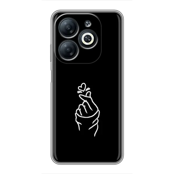 Чехол с рисунком «Знак Сердечка» для Infinix Smart 8