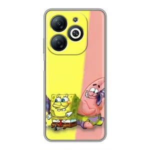 Чехлы с Патриком на Infinix Smart 8 (Звонок)