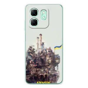 Чехлы на военную тематику для Infinix Smart 9 (Азовсталь)