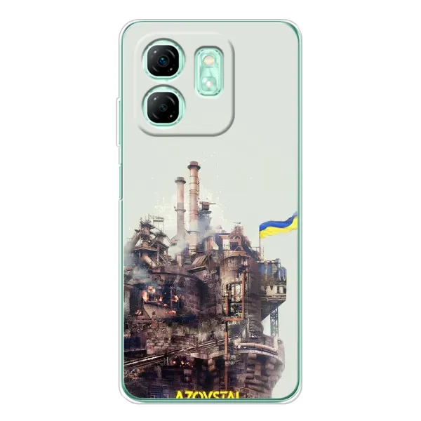 Чехол с рисунком «Азовсталь» для Infinix Smart 9 Чехол с рисунком «Азовсталь» для Infinix Smart 9