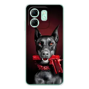 Чохол ДОБЕРМАН  для Infinix Smart 9 (Доберман злий)