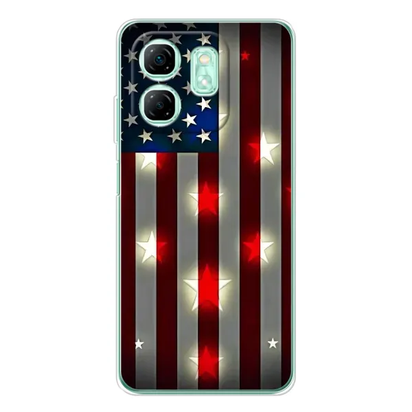 Чехол с рисунком «Флаг США 2» для Infinix Smart 9 Чехол с рисунком «Флаг США 2» для Infinix Smart 9