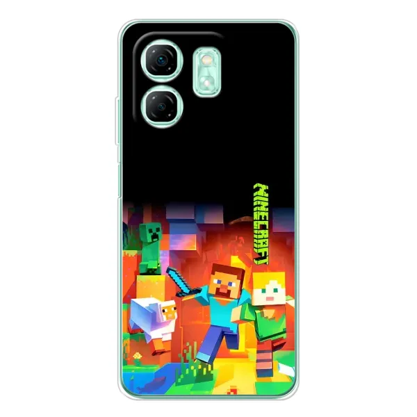 Чехол с рисунком «Герой Майнкрафт» для Infinix Smart 9 Чехол с рисунком «Герой Майнкрафт» для Infinix Smart 9