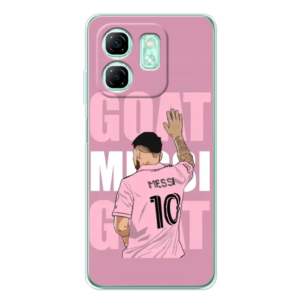Чехол с рисунком «GOAT MESSI» для Infinix Smart 9 Чехол с рисунком «GOAT MESSI» для Infinix Smart 9