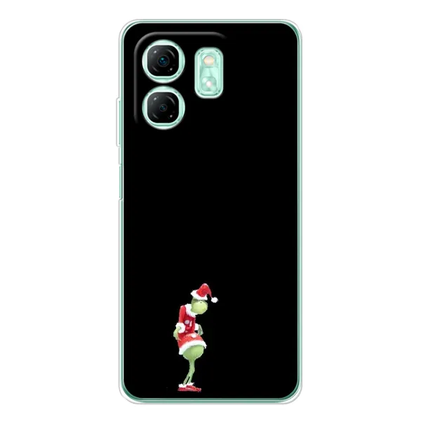 Чехол с рисунком «Гринч на чорном» для Infinix Smart 9 Чехол с рисунком «Гринч на чорном» для Infinix Smart 9