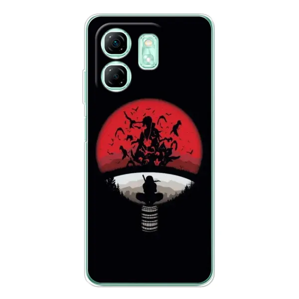 Чехол с рисунком «Итачи на черном» для Infinix Smart 9 Чехол с рисунком «Итачи на черном» для Infinix Smart 9