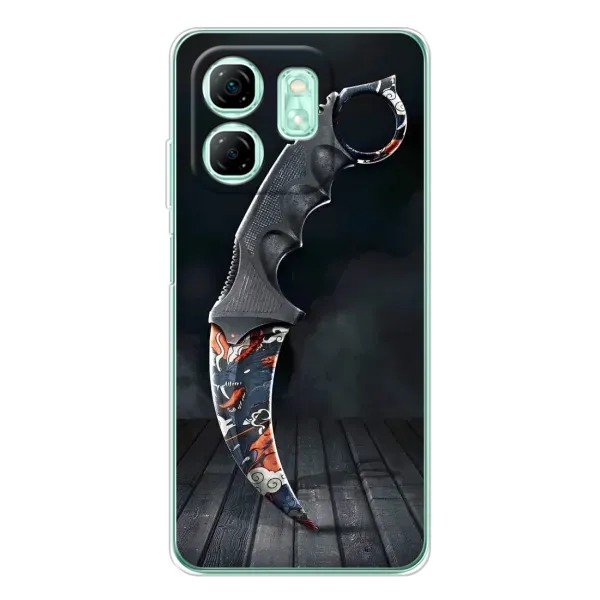 Чохол з малюнком «Кинжал КС ГО» для Infinix Smart 9 Чохол з малюнком «Кинжал КС ГО» для Infinix Smart 9