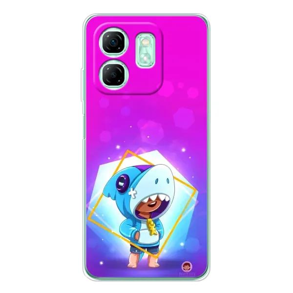Чехол с рисунком «Леон в костюме Акулы» для Infinix Smart 9 Чехол с рисунком «Леон в костюме Акулы» для Infinix Smart 9