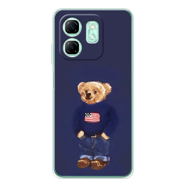 Чехол с рисунком «Мишка USA» для Infinix Smart 9 Чехол с рисунком «Мишка USA» для Infinix Smart 9