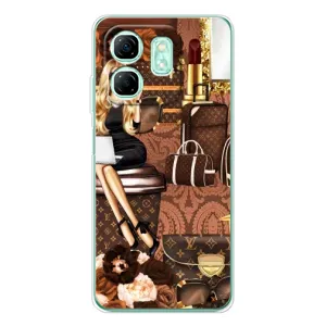 Чехол Стиль Louis Vuitton на Infinix Smart 9 (Мода Луи Виттон)