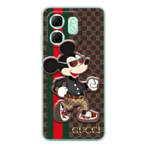Чехлы Бренд GUCCI для Infinix Smart 9 (Маус Гуччи)