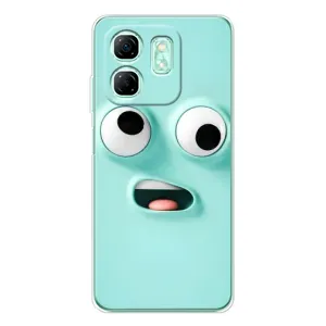 Чохли (ТПУ) (смішні стікери) для Infinix Smart 9 (Кумедне м'ятне обличчя)