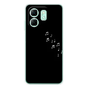 Чохол з картинками на чорному фоні для Infinix Smart 9 (Ноти)