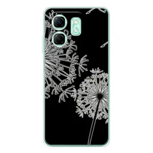Аксессуары Силиконовый Чехол с одуванчиками на Infinix Smart 9